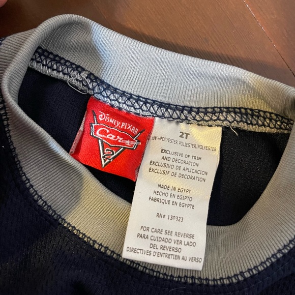 2011 Cars 2 lightning McQueen tank size 2 - Picture 5 of 6